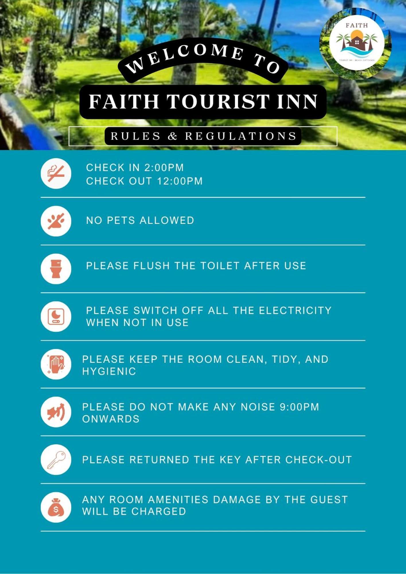 Faith Tourist Inn San Vicente  Exteriér fotografie